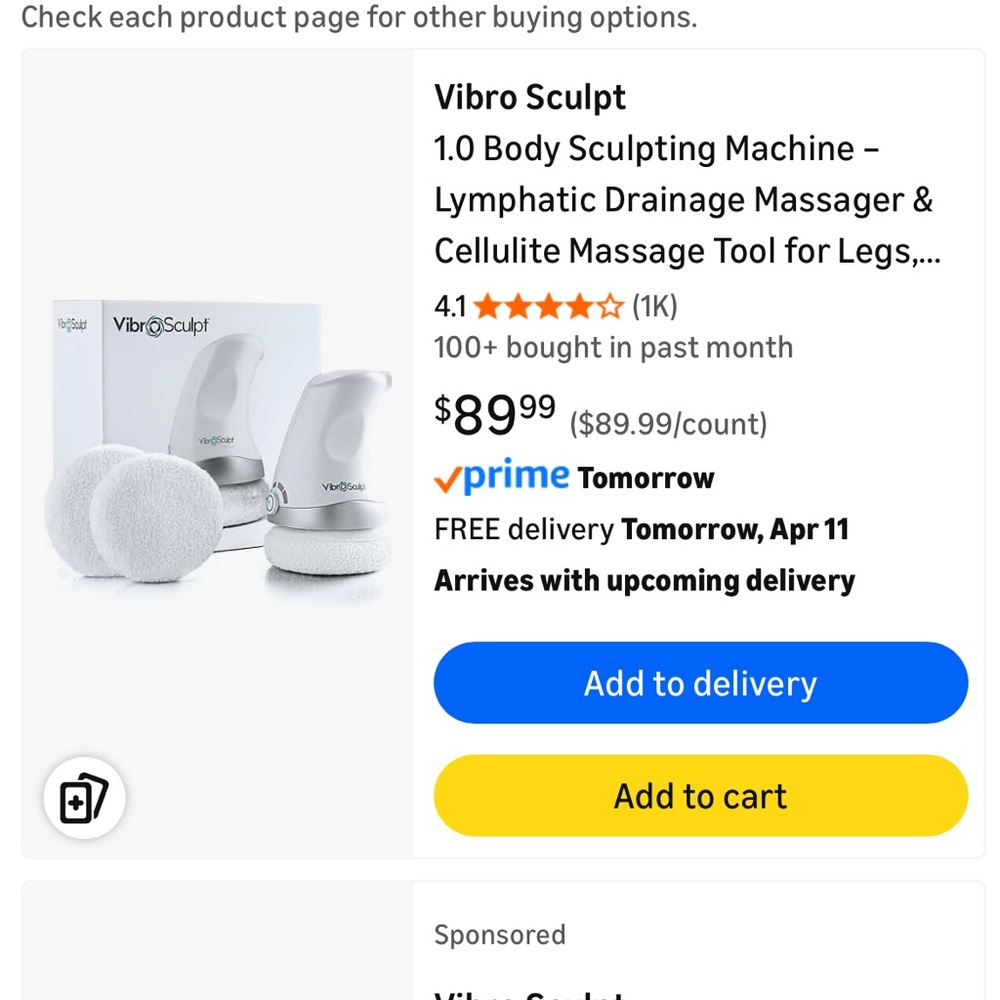 Handheld Massager in White - Picture 6 of 10